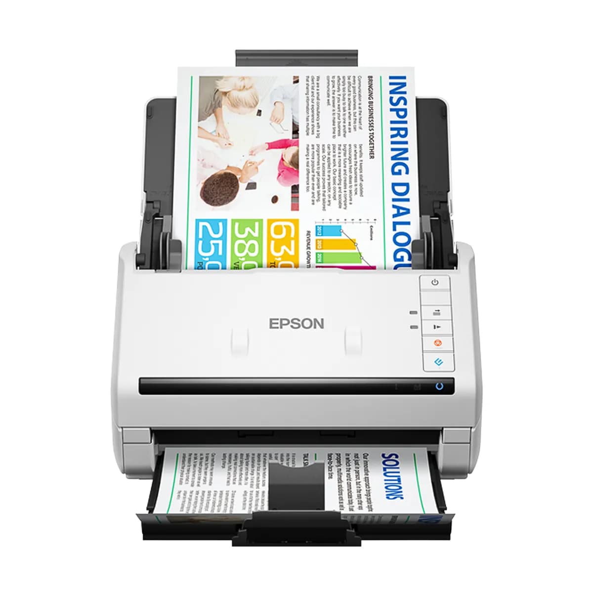 SCANNER EPSON DS-770II 45 PPM-90 IPM. 600 DPI USB MODULO DE RED OPCIONAL ADF 100PAG — imagen 4