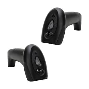 Lector de Codigo de Barras SAT AI402W BT 1D 2D OCR 12H-Operacion Negro — imagen 4