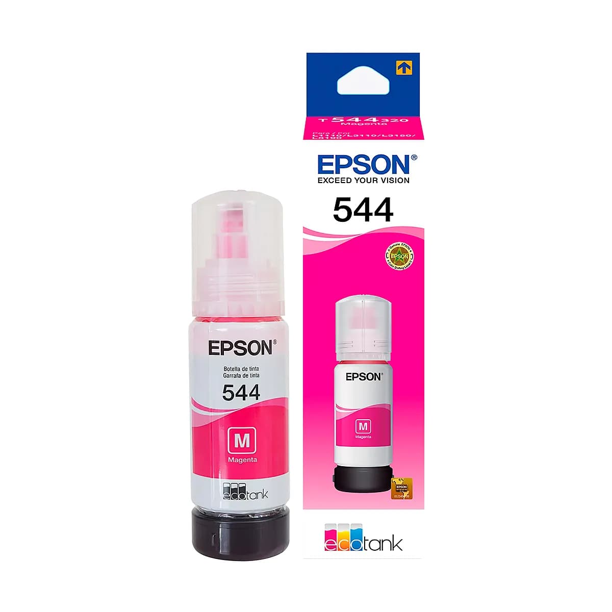 BOTELLA EPSON T544320 MAGENTA L3110 L3250 — imagen 5