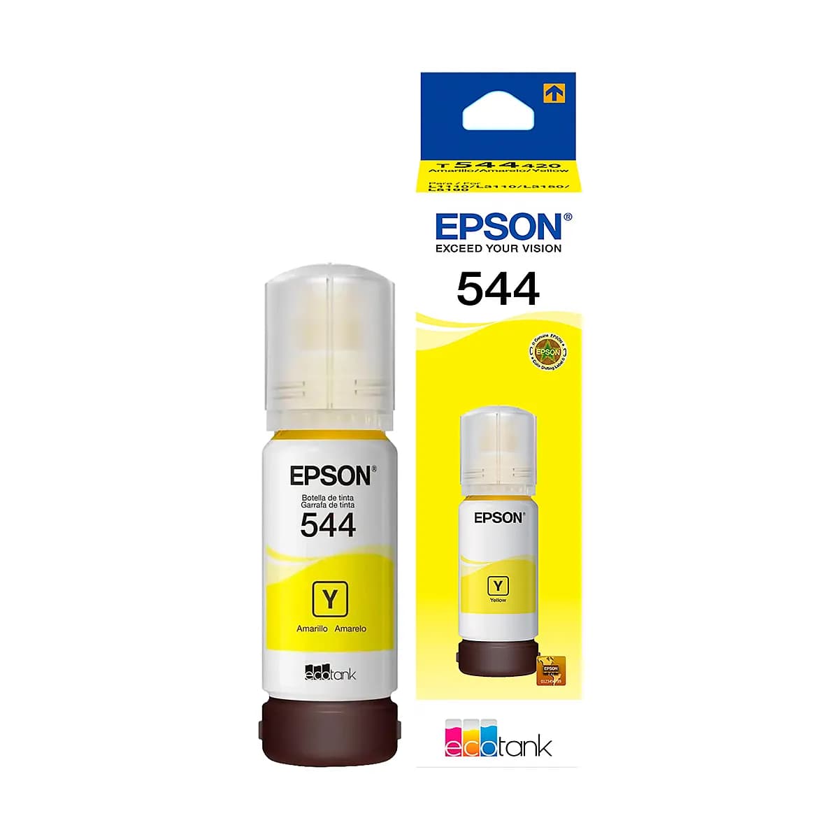 BOTELLA EPSON T544420 AMARILLO L3110 L3250 — imagen 5