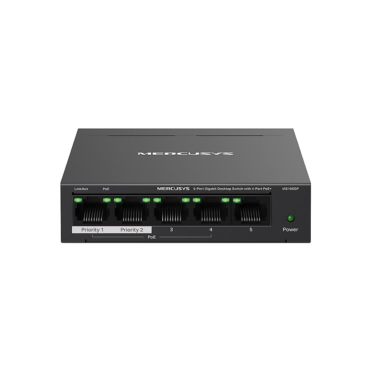 SWITCH MERCUSYS ESCRITORIO 5-PORT PoE Plus 30W 10-100-1000MBPS 250m — imagen 5