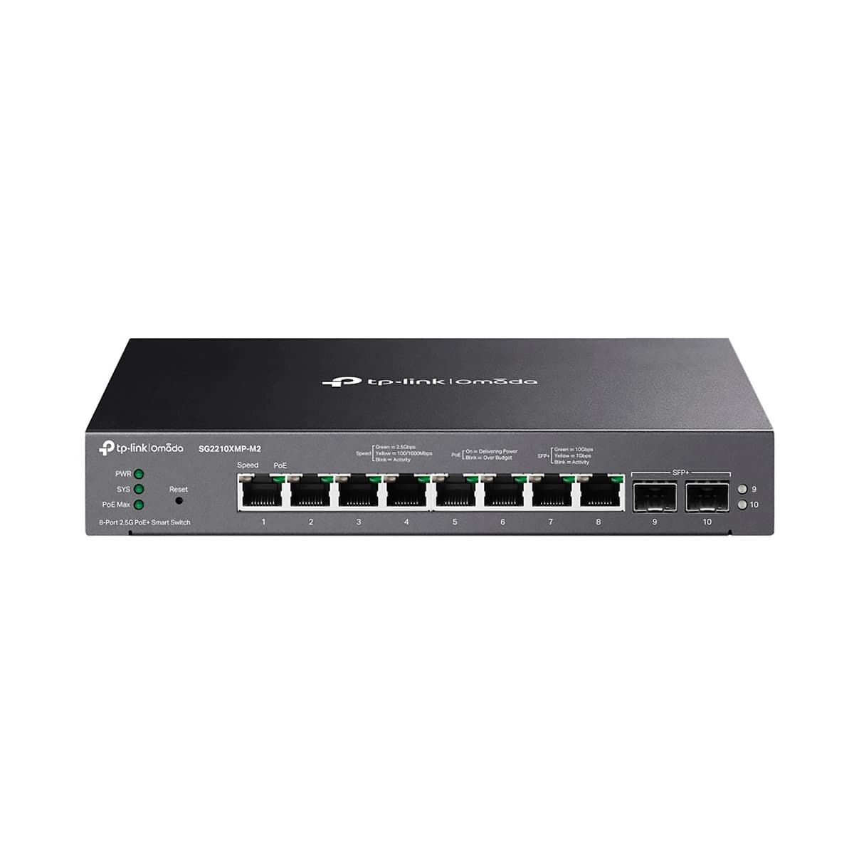 Switch Smart TP-Link Omada 10 PORT with 8-PORT 2.5G PoE Plus and 2-PORT 10G SFP Plus — imagen 6