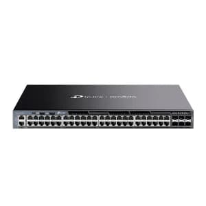 Switch TP-Link Gestionable Omada L3 de 48Puertos Gigabit Stackable con 6Slots 10G — imagen 1