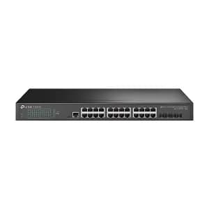 SWITCH TP-Link ADMINISTRABLE JetStream 24P Gigabit L2 Plus 4Ranuras SFP Plus de 10GE — imagen 1