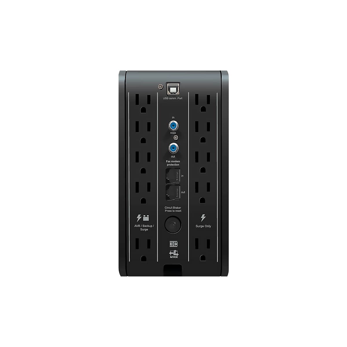 UPS CDP R-SMART 1210 INTERACTIVO 1200VA-720W 120V 5-AVR 5-SP RJ11-RJ45 PANT. LCD — imagen 5