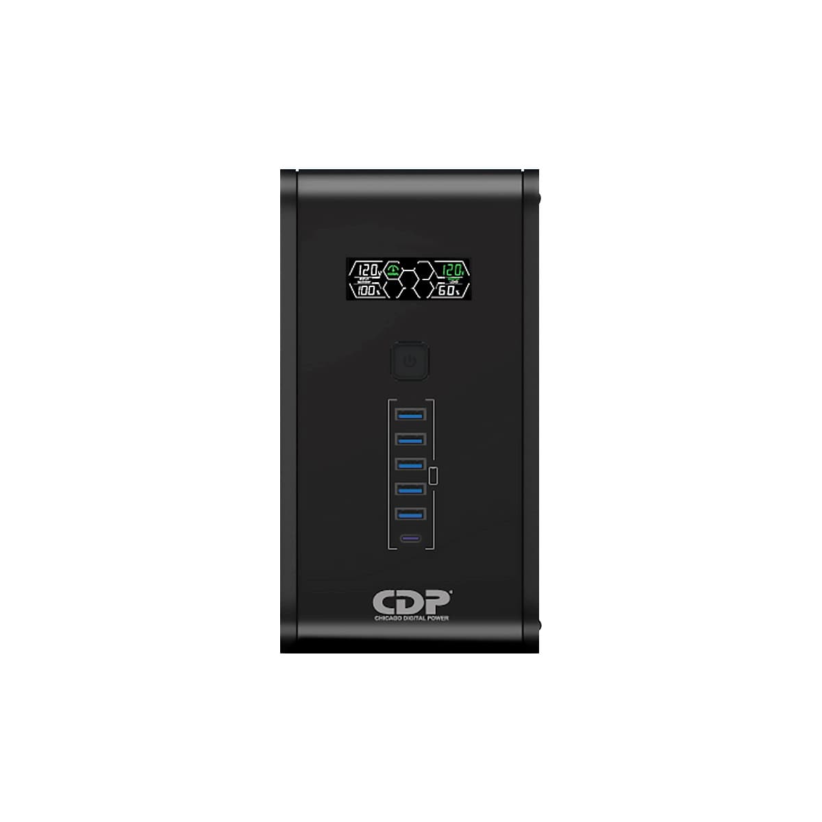 UPS CDP R-SMART 1210 INTERACTIVO 1200VA-720W 120V 5-AVR 5-SP RJ11-RJ45 PANT. LCD — imagen 4