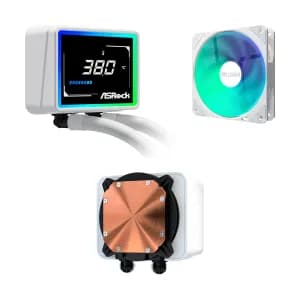 COOLER ASROCK Challenger 240 Digital ARGB White — imagen 5