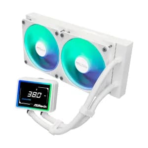 COOLER ASROCK Challenger 240 Digital ARGB White — imagen 3