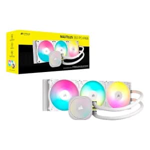 COOLER CORSAIR NAUTILUS 360mm RS ARGB for Intel 1851 Intel 1700 AMD-AM5 AMD-AM4 Blanco — imagen 2