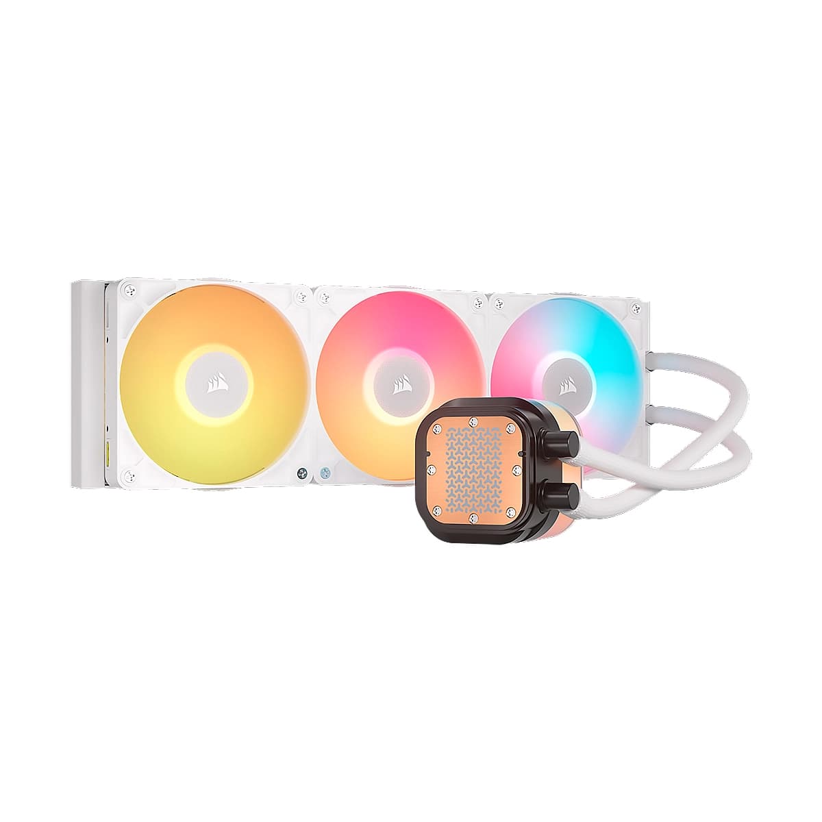 COOLER CORSAIR ICUE LINK TITAN 360 RX LCD Liquid CPU for Intel 1851 AMD-AM5 Blanco — imagen 8