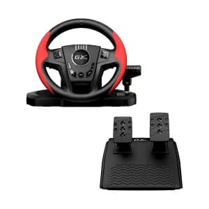 RACING WHEEL GENIUS SPEEDMASTER CON PEDAL PARA PS4 PS3 PC — imagen 3