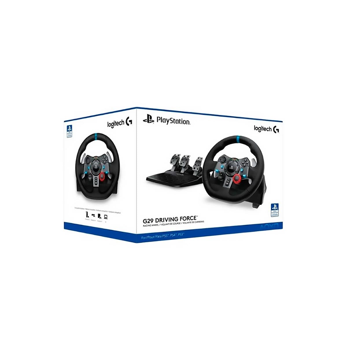VOLANTE DRIVING LOGITECH G29 NEGRO PS3-PS4-PC SIMULACION INMERSIVA-PEDALES AJUSTABLES — imagen 6