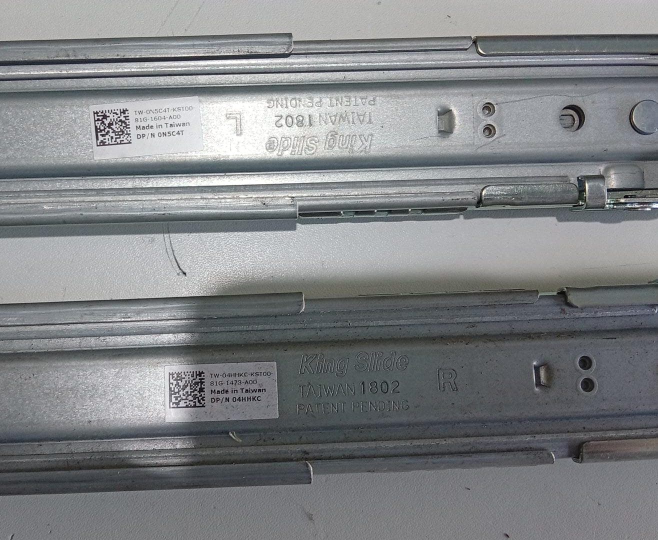 Par de Rieles Deslizantes Servidor Dell 2U (DP/N: 0N5C4T) para R720 R730 R740 - Usado — imagen 2