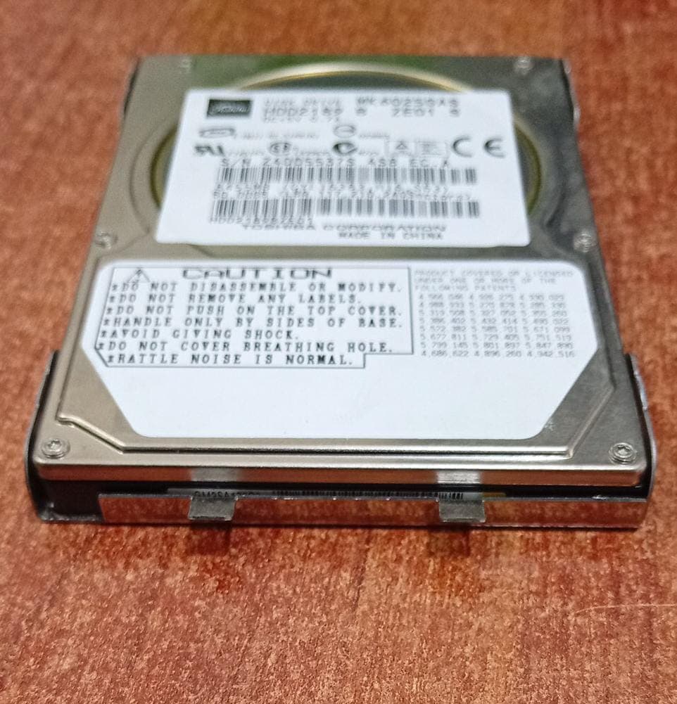 Disco Duro Toshiba MK6025GAS 60GB 2.5" IDE/PATA HDD 4200RPM / Usado — imagen 3