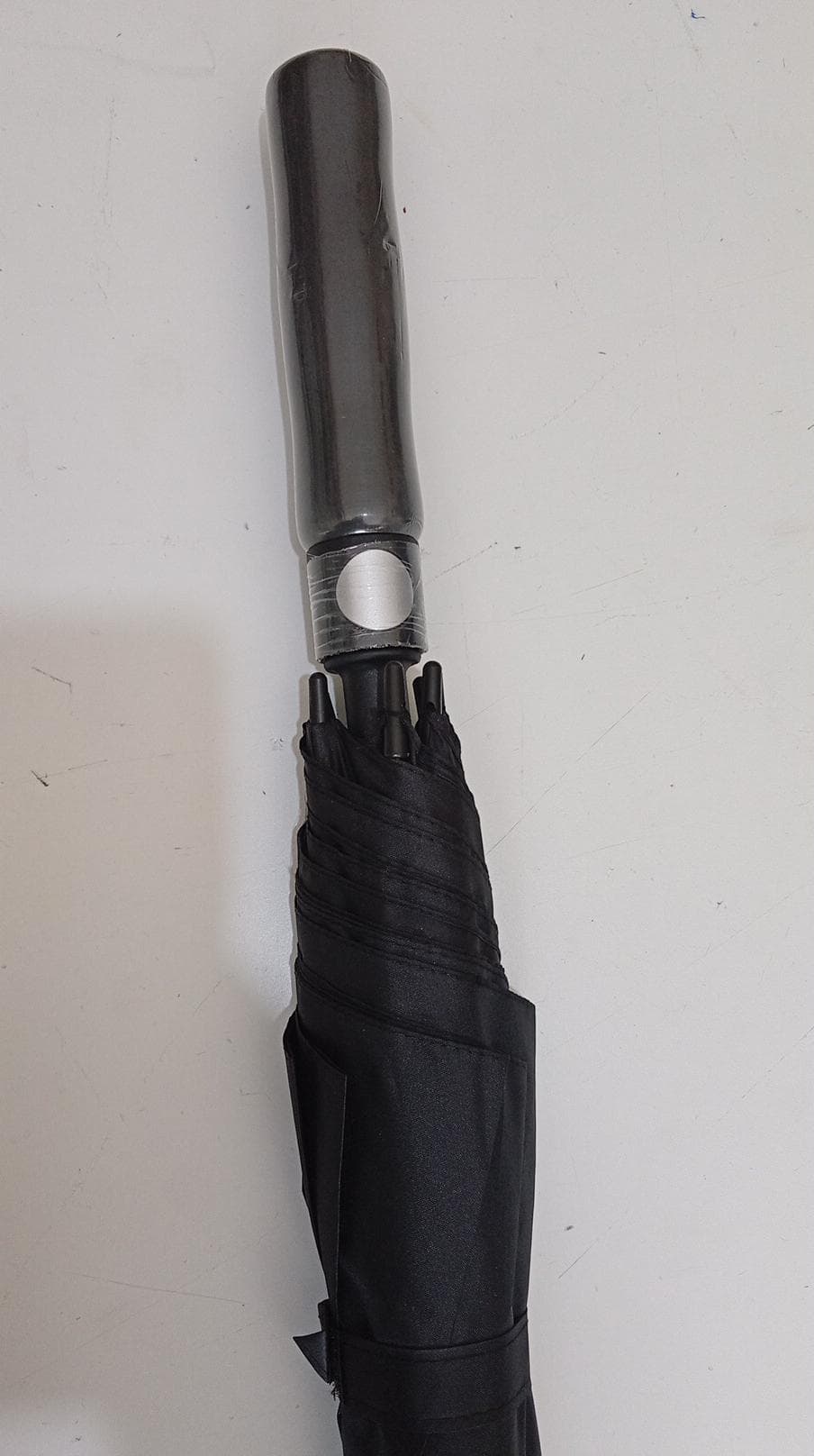 Paraguas Grande Tipo Familiar 1.50 m Apertura Automática Negro Antiviento, aprox 3 personas — imagen 4
