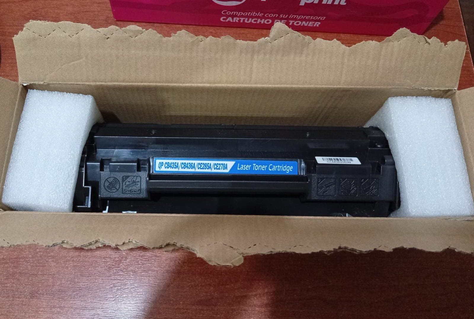 Tóner Compatible Qualiprint QP CB435A / CB436A / CE285A / CE278A Negro – Usado para HP LaserJet — imagen 3