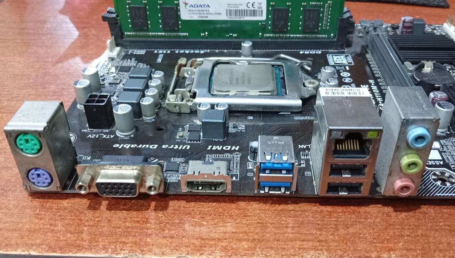 Combo Placa Madre Gigabyte GA-H110M-H + Intel Core i5-6500 3.20GHz + 4GB DDR4 2133MHz (LGA 1151) - Usado — imagen 3