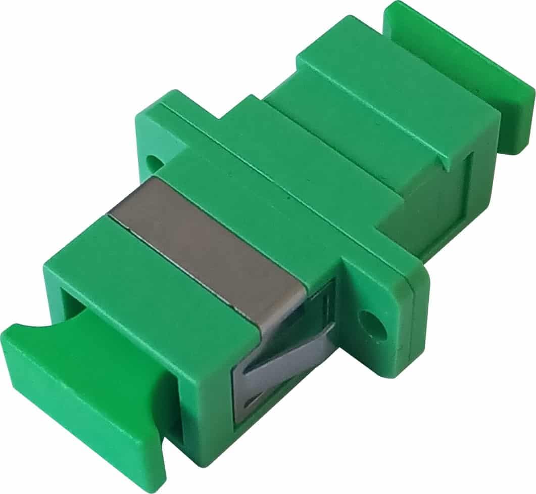 10 Unidades Adaptador / Unión / Extensión de Fibra Óptica | (verde) SC/APC — imagen 3