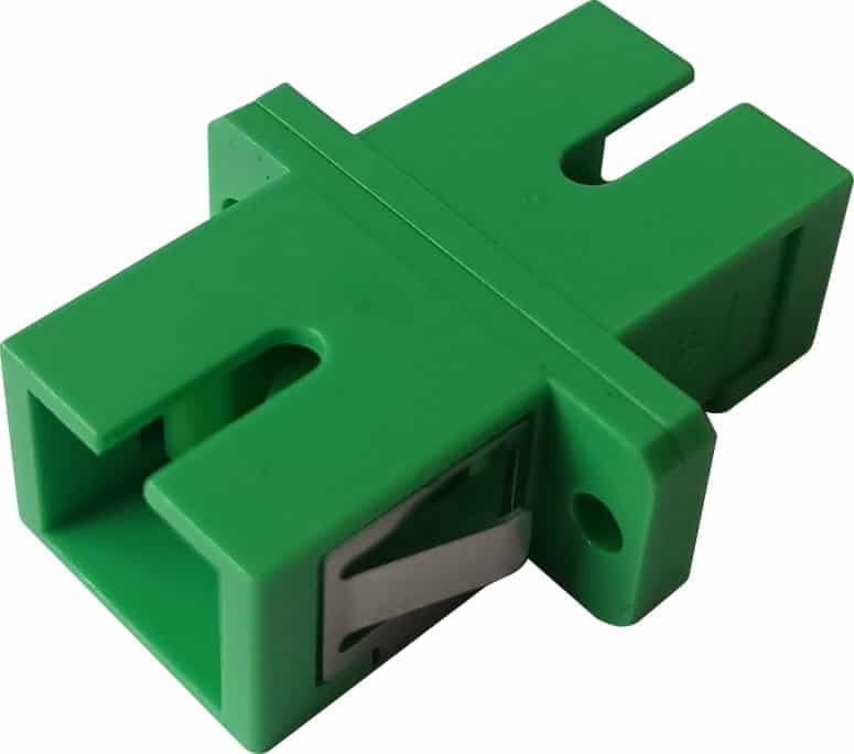 10 Unidades Adaptador / Unión / Extensión de Fibra Óptica | (verde) SC/APC — imagen 2
