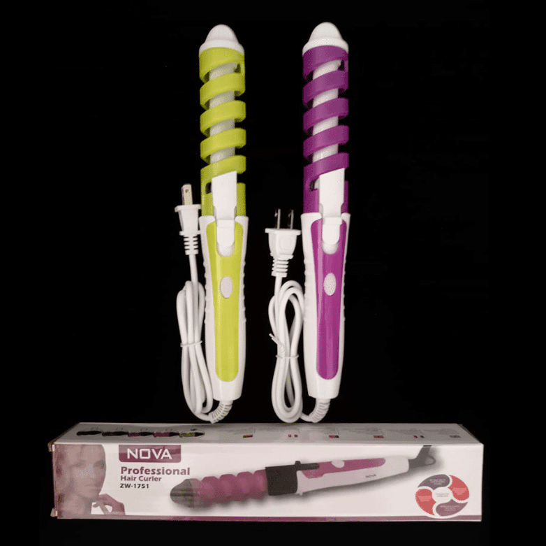 2 Rizadores de Cabello Nova Profesional ZW‑1751 – Nuevo / 110‑240V / Cerámica Protectora — imagen 1