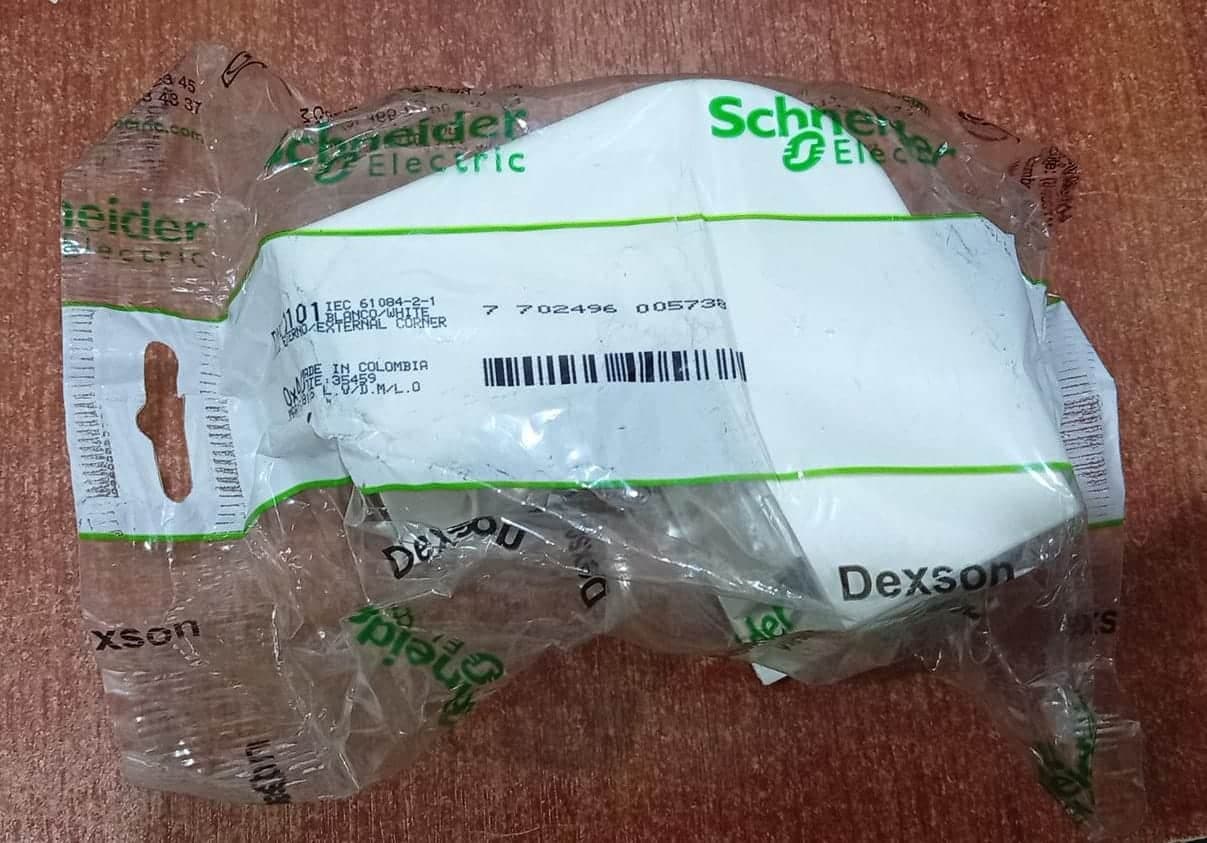 Accesorio Ángulo Externo Blanco 60×40 mm Dexson DXN11101 — imagen 1