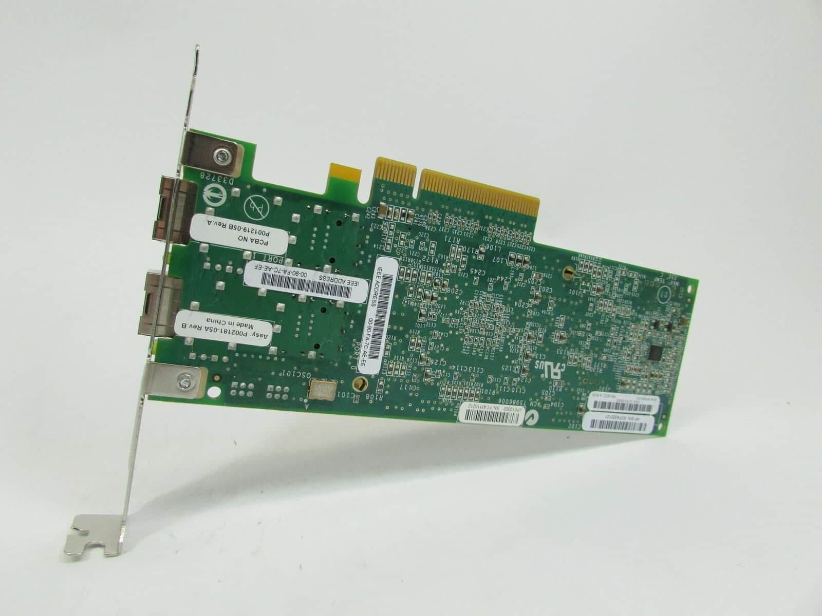 Adaptador de bus de host de canal de fibra HP 697890-001 Emulex LPE12002 82E 2 puertos 8 Gb/s C5 — imagen 3