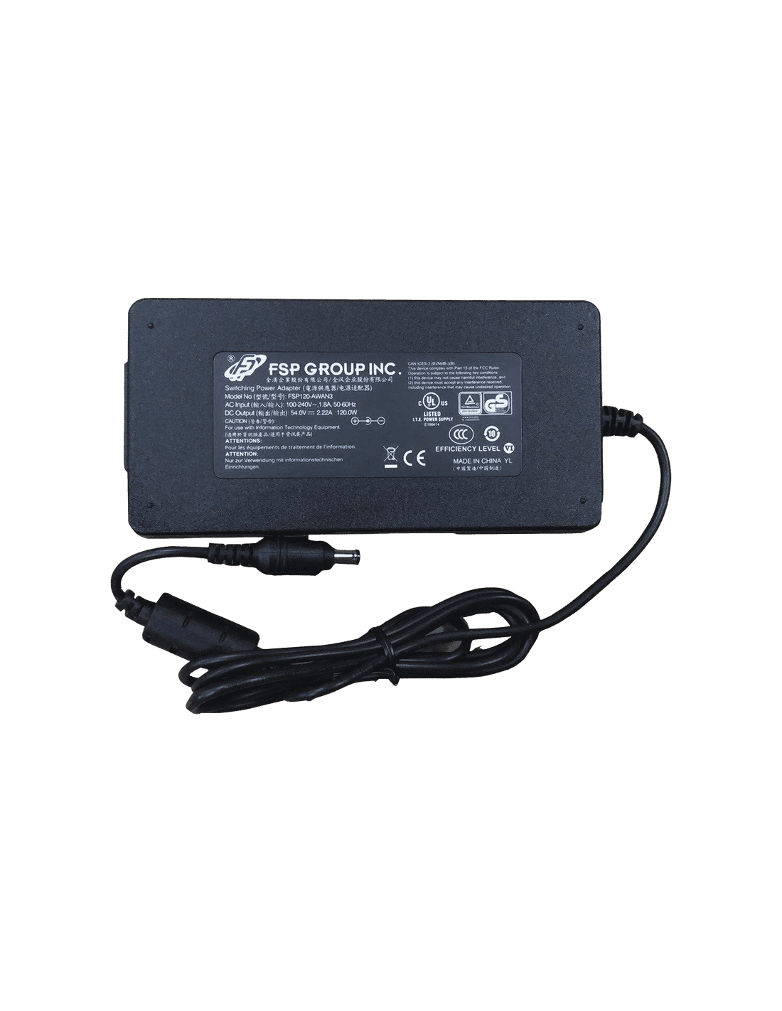 Adaptador de corriente FSP Group FSP120-AWAN3 54V 2.22A 120W conector 4 pines DIN — imagen 1
