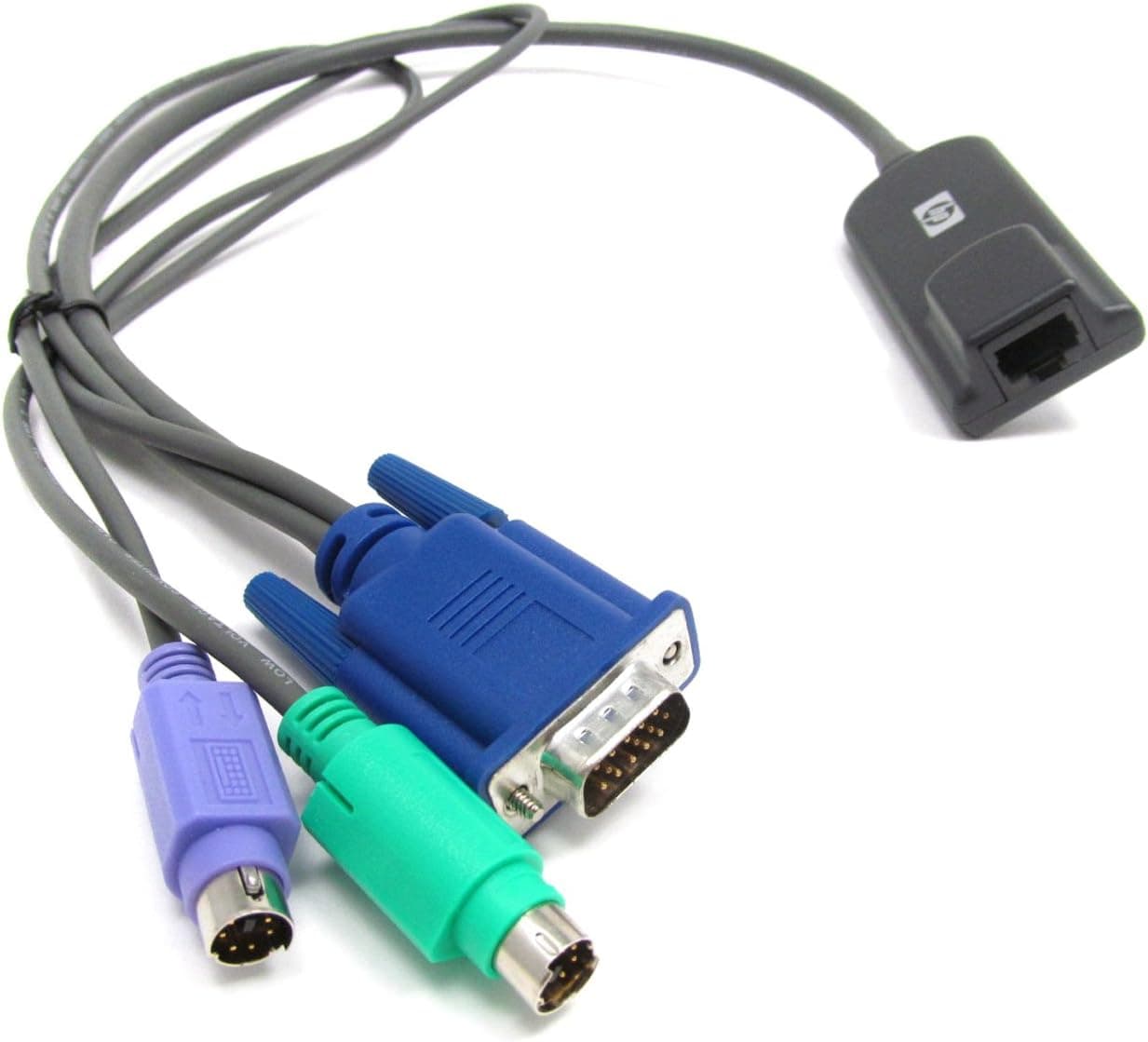 Adaptador de Interfaz HP 396632-001 PS/2 VGA A RJ45 para Switch KVM Compatible 520-290-508 — imagen 2