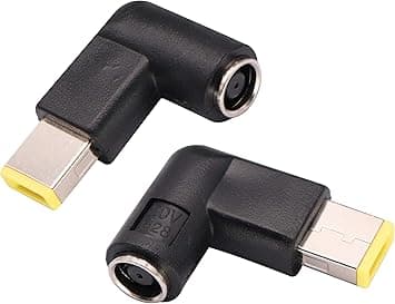 Adaptador de Punta 7.9mm | Punta Redonda a Punta Rectangular Delgado con Punta Amarilla | Convertidor para Cargador Lenovo de 20V, Cable DC a Lenovo THINKPAD X1, X240, Ideapad Yoga 2 — imagen 1