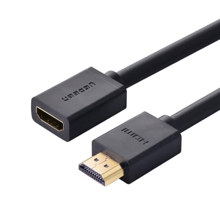 Adaptador | HDMI Macho a HDMI Hembra | 30V | 25cm | Negro — imagen 1