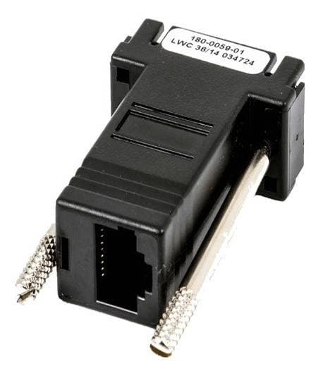 ADAPTADOR PUERTO SERIE HP DB-9 HEMBRA A RJ-45 HEMBRA 180-0059-01 — imagen 2