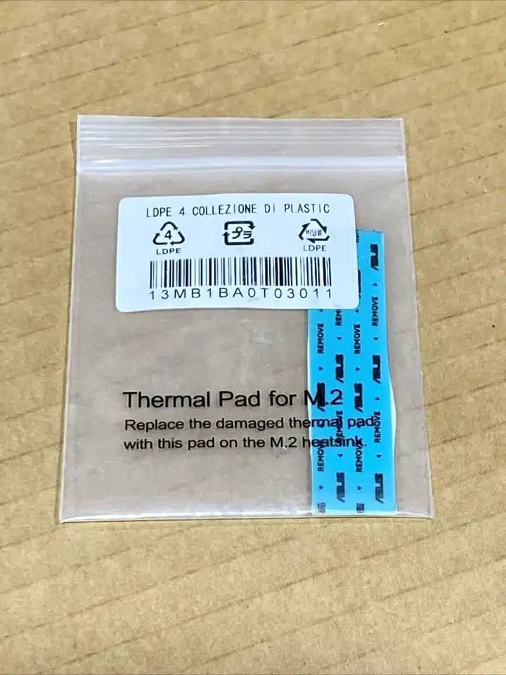 Almohadilla Térmica Thermal Pad M.2 70x18x1mm Original 13MB1BA0T03011 LAIRD — imagen 2