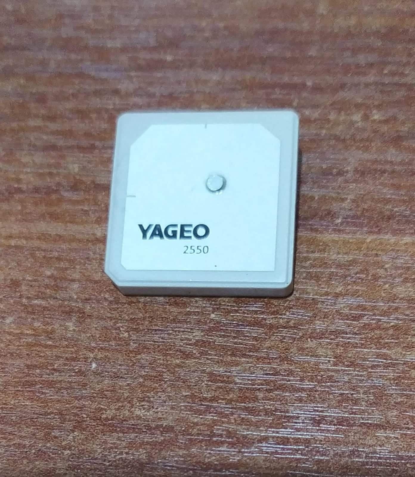 Antena GPS Pasiva YAGEO 2550 25×25 mm 1575 MHz RHCP 5.5 dBic para Módulos L1 — imagen 1