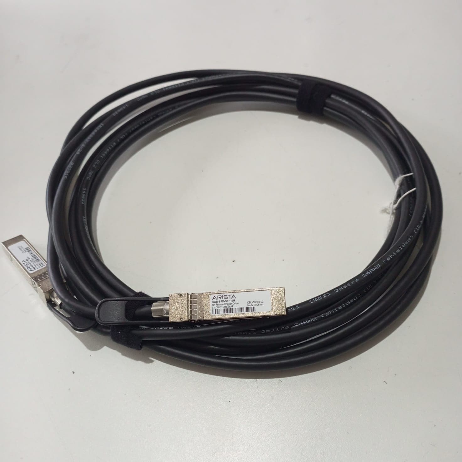Arista Networks CAB-SFP-SFP-5M Cable DAC 10GbE 5m Usado — imagen 1