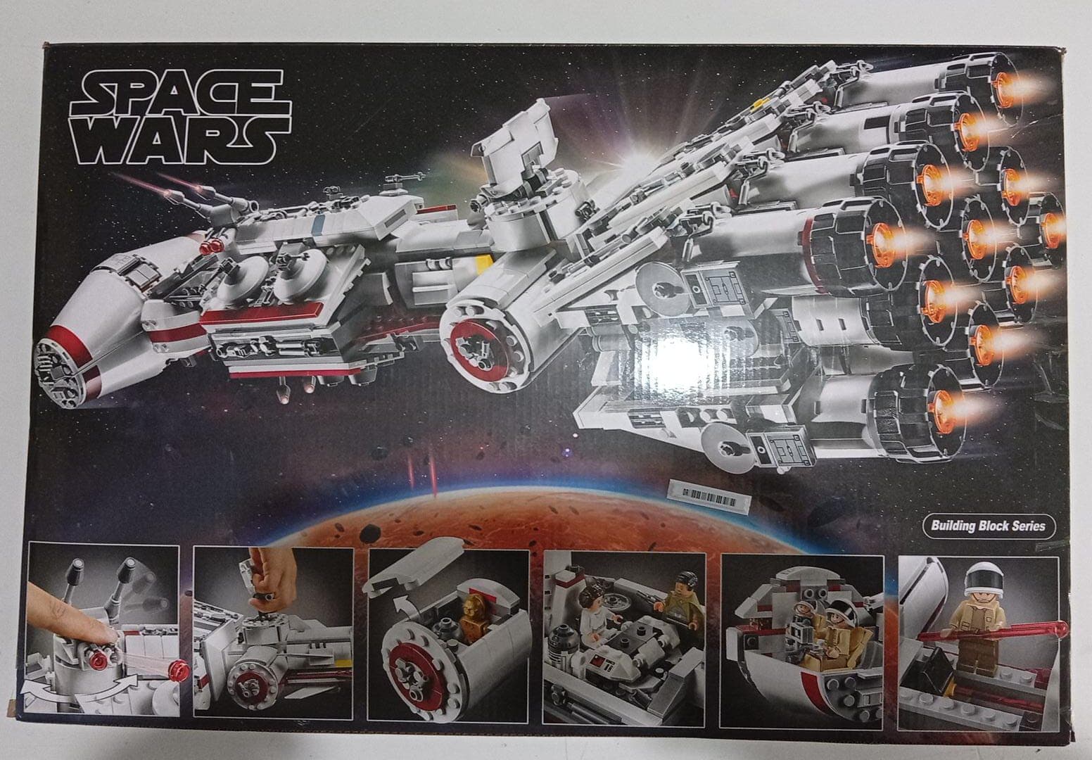 Armable Nave Espacial Deluxe Tantive IV Star Wars 1818 Piezas Tipo UCS Lego 63cmX36cmX17cm ( — imagen 3