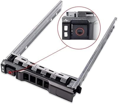 Bandeja de disco duro | 2.5" | SSD HDD | Caddy G176J 0G176J | Dell PowerEdge R720 R630 R730 R830 R930 T430 T440 T640 R720XD | Soporte para disco duro SAS SATA — imagen 4
