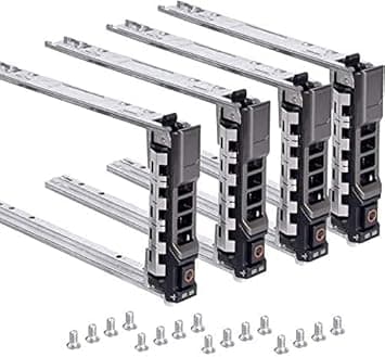 Bandeja de disco duro | 2.5" | SSD HDD | Caddy G176J 0G176J | Dell PowerEdge R720 R630 R730 R830 R930 T430 T440 T640 R720XD | Soporte para disco duro SAS SATA — imagen 1
