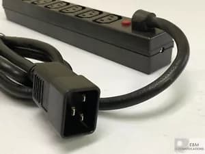 Barra de Extensión | HP RACK | Modular PDU | HSTNR-PS03 | P/N 411273-002 | 10A max per outlet | HPE, PDU y UPS — imagen 2