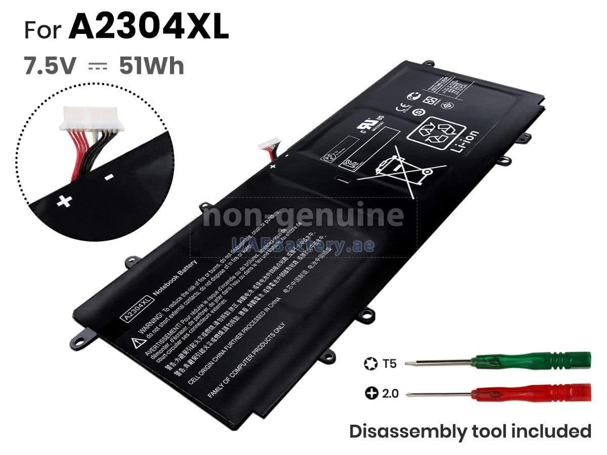 BATERÍA 7.5V 6.75AH LIPO A2304XL PARA HP CHROMEBOOK 14 — imagen 1