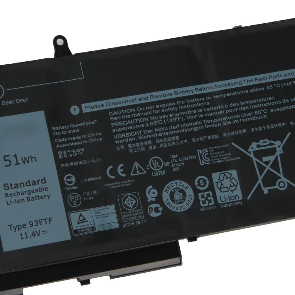 BATERÍA DELL 93FTF para Precision 15 3520 3530 5590 3DDDG 083XPC 83XPC 4YFVG Serie 51WH — imagen 2
