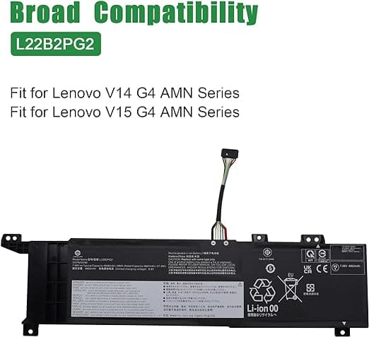 Batería LENOVO L22B2pg2 L22m2pg2 38Wh 8ssb11k24750 para lenovo v14 g4 v15 g4 — imagen 6