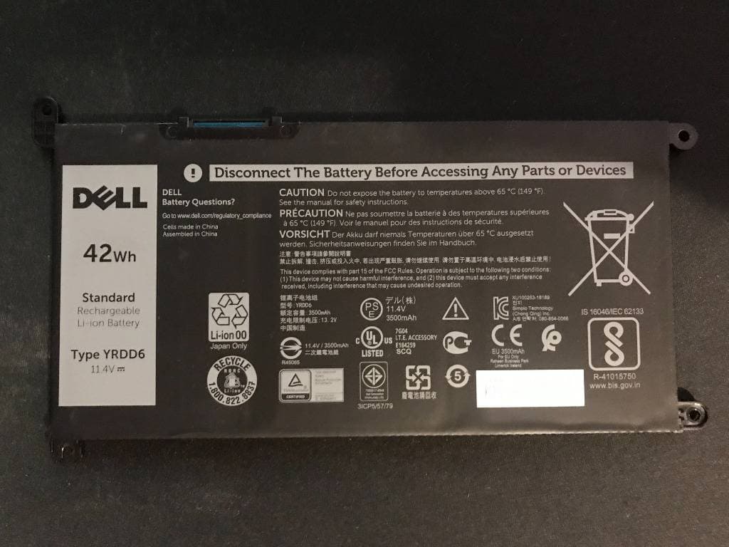 Batería para laptop Dell Inspiron 15 5584-YRDD6 — imagen 1