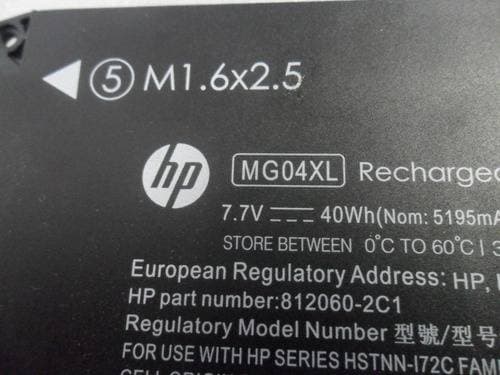 Batería para laptop HP-Modelo MG04XL — imagen 5