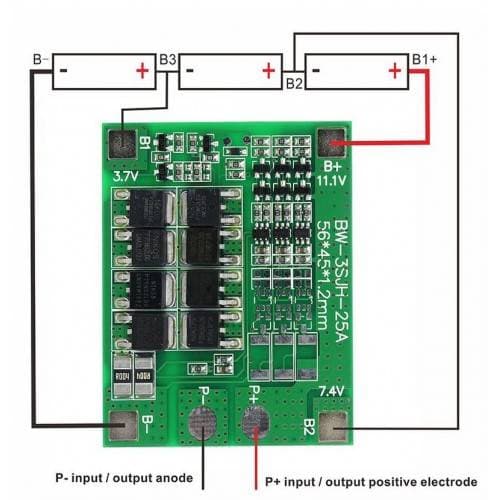 BMS 3S Controlador cargador de respaldo — imagen 1