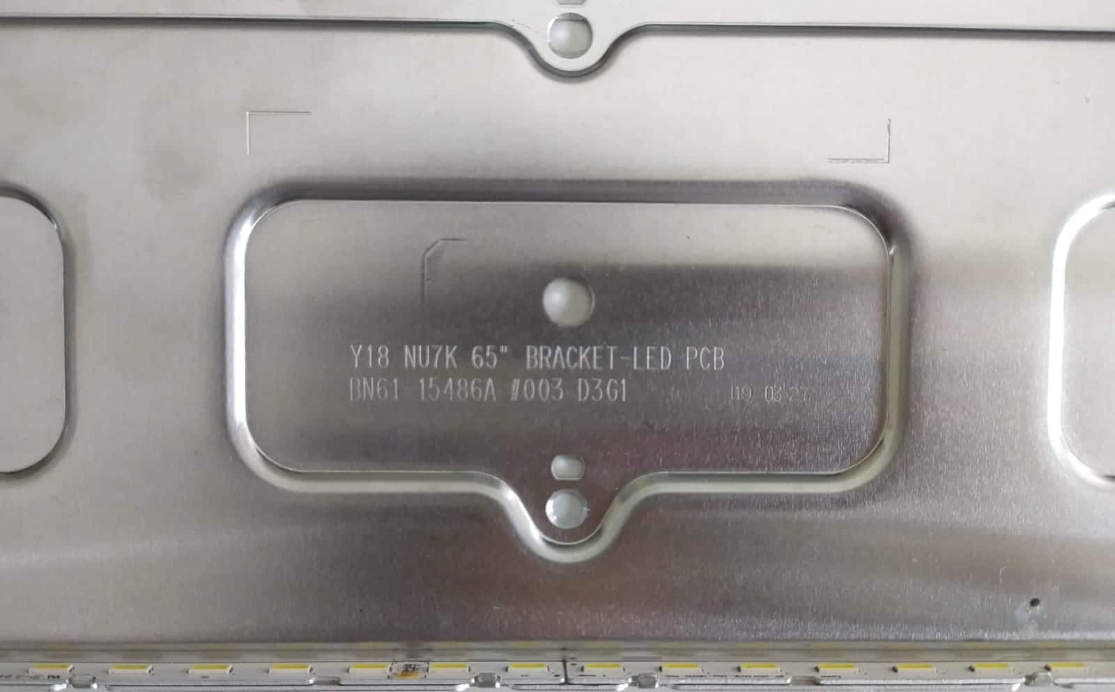 Bracket-LED PCB Samsung UN65NU7100PCZE (BN61-15486A) – Placa de Retroiluminación LED para TV 65" — imagen 3