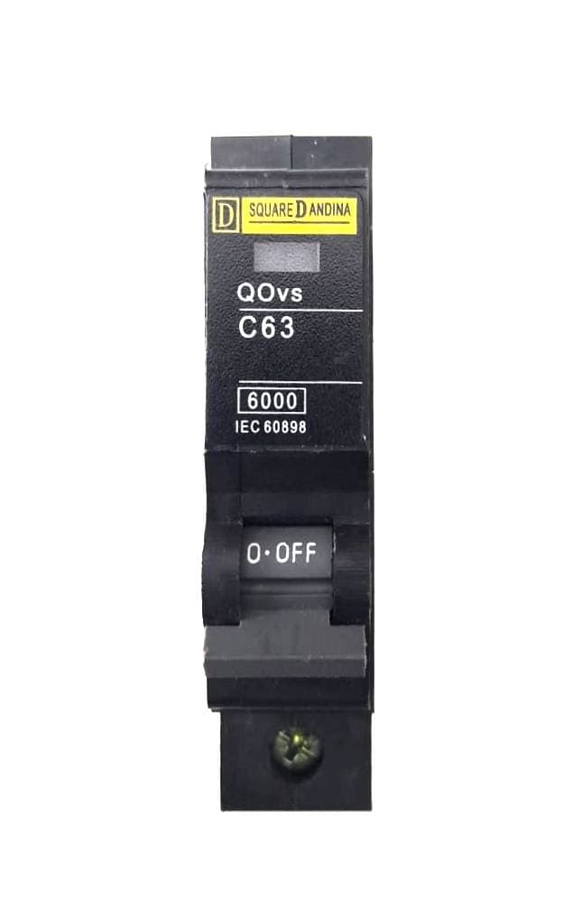 BREAKER SQUARE D ANDINA QOVS C63 1 POLO — imagen 5