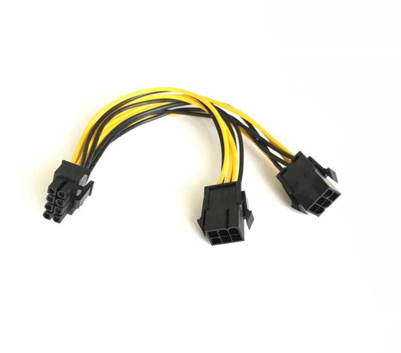 CABLE ADAPTADOR 6 PINES DUAL PCI-E PCIE 8 PINES — imagen 4