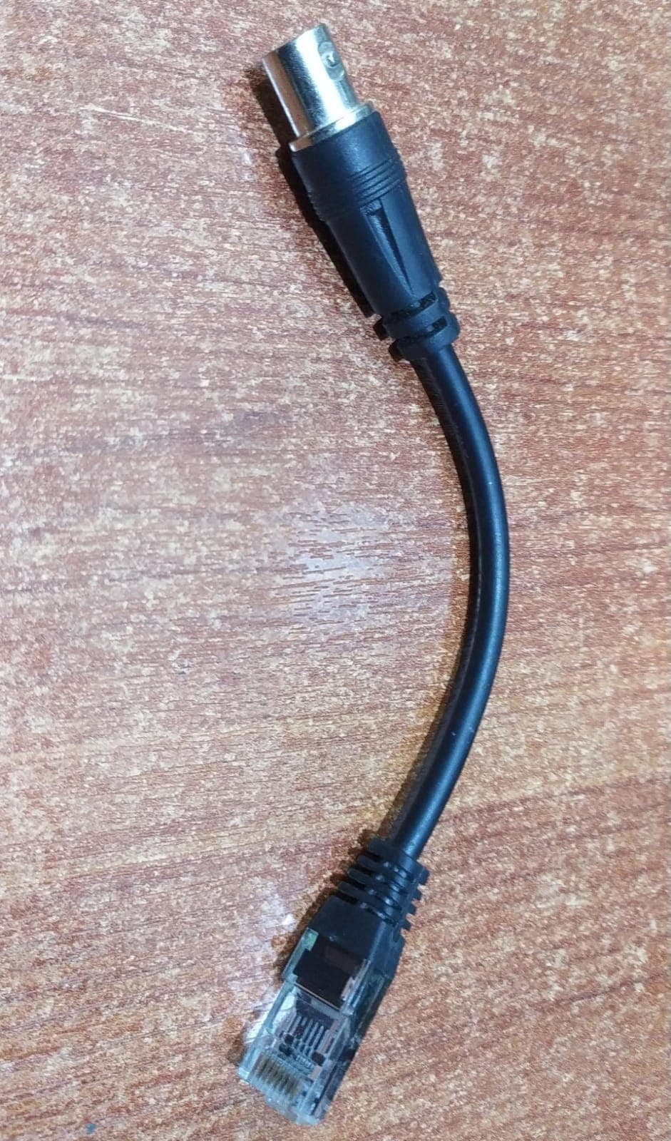 Cable Adaptador BNC Hembra a RJ45 Macho – Para Pruebas o Conexiones Temporales — imagen 1