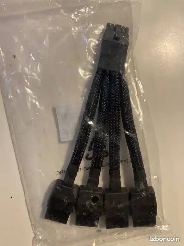 Cable Adaptador de Corriente | TAMAF01097-H | 12VHPWR 12 pines a 4x8 pines | PCI EXPRESS | NVIDIA | para RTX3000 RTX4000 — imagen 4