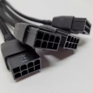 Cable Adaptador de Corriente | TAMAF01097-H | 12VHPWR 12 pines a 4x8 pines | PCI EXPRESS | NVIDIA | para RTX3000 RTX4000 — imagen 2